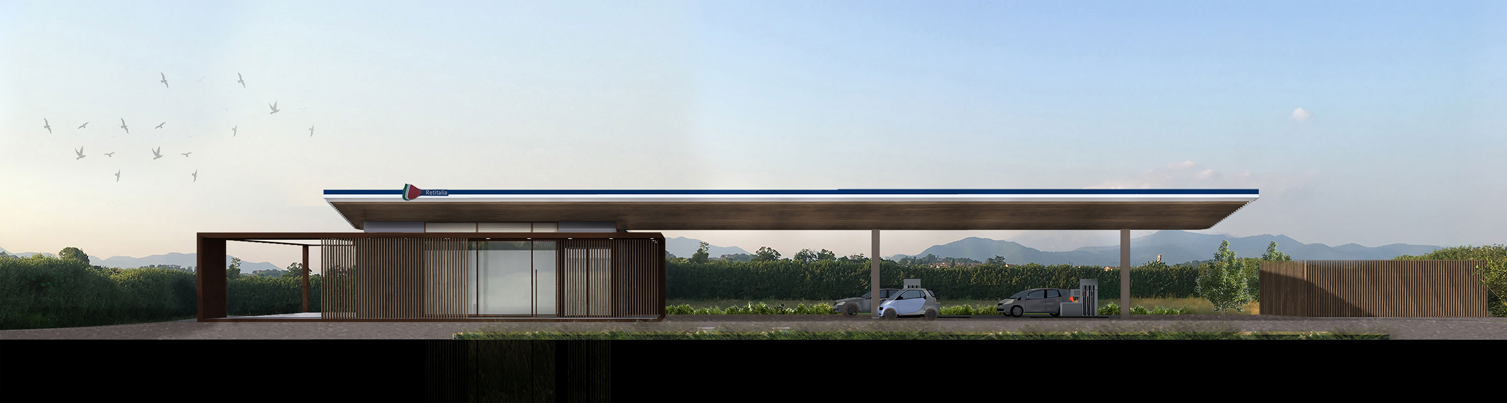 GAS STATION - PROGETTO WORK IN PROGRESS - GSA ARCHITETTI - Brescia