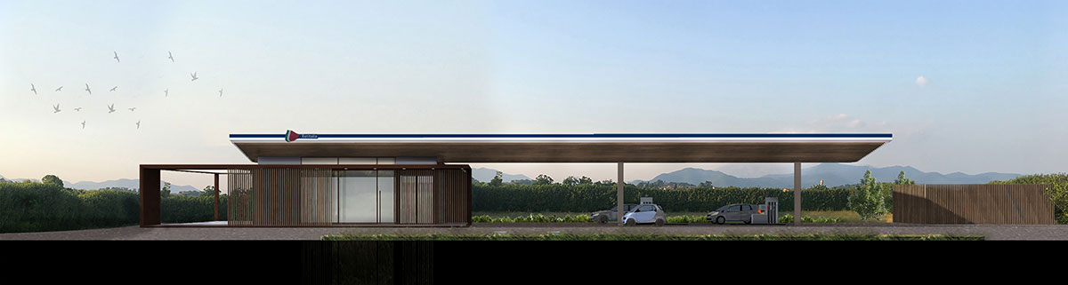 Gas Station - PROGETTO WORK IN PROGRESS- GSA ARCHITETTI - Brescia