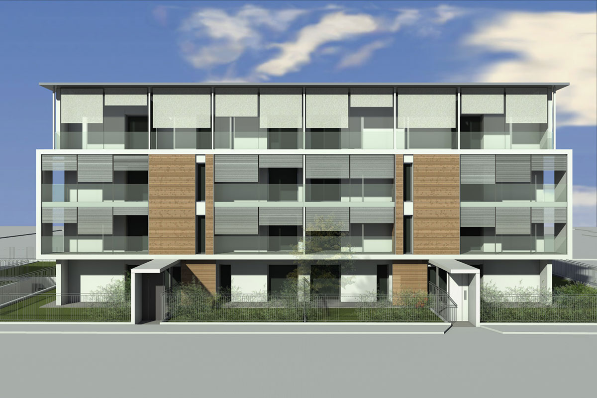 Edificio residenziale Via Solera - PROGETTO WORK IN PROGRESS - GSA ARCHITETTI - Brescia