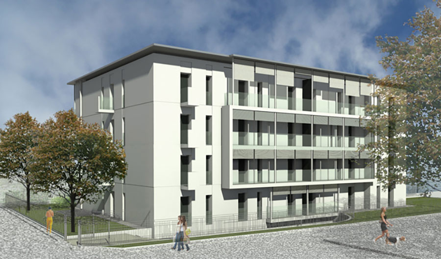 Edificio residenziale Via Solera - PROGETTO WORK IN PROGRESS - GSA ARCHITETTI - Brescia