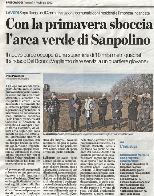 parco sanpolino brescia oggi studio di architettura GSA sangalli